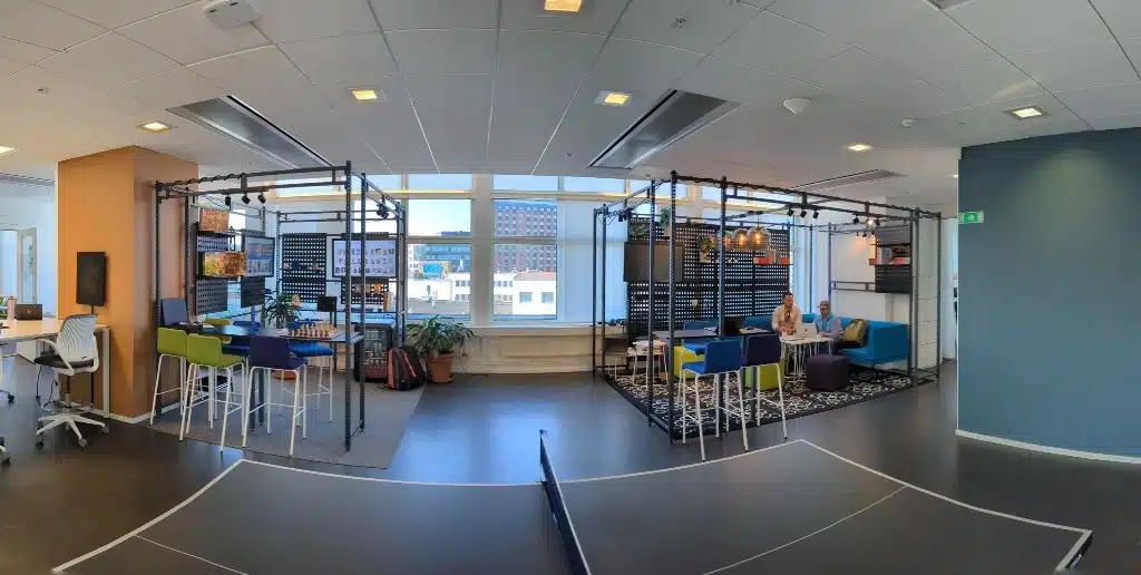 Kontorsprofilering – öppet kontorslandskap på Sogetis kontor