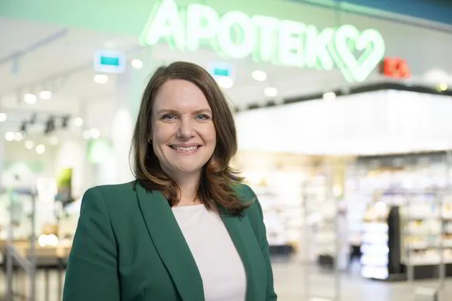 Apotek Hjärtats VD Monika Magnusson som exempel på persona och målgrupp inom branding för företag